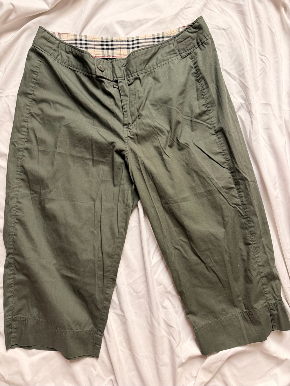 Nina Capri Green Capris Size 8/10